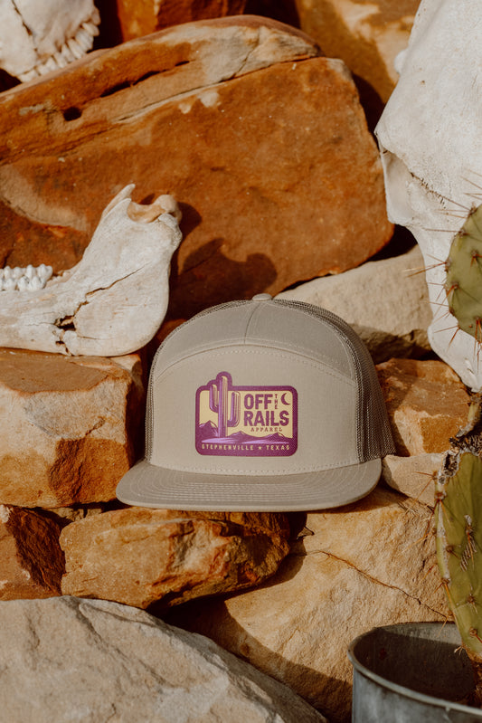 Desert Sundown Patch Hat