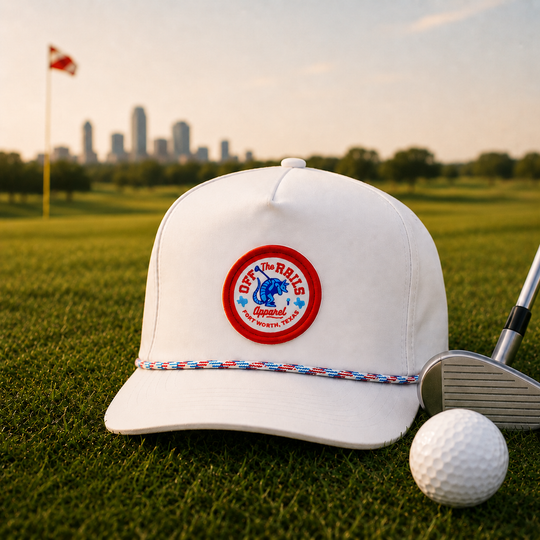 Golfing Armadillo Patch Hat